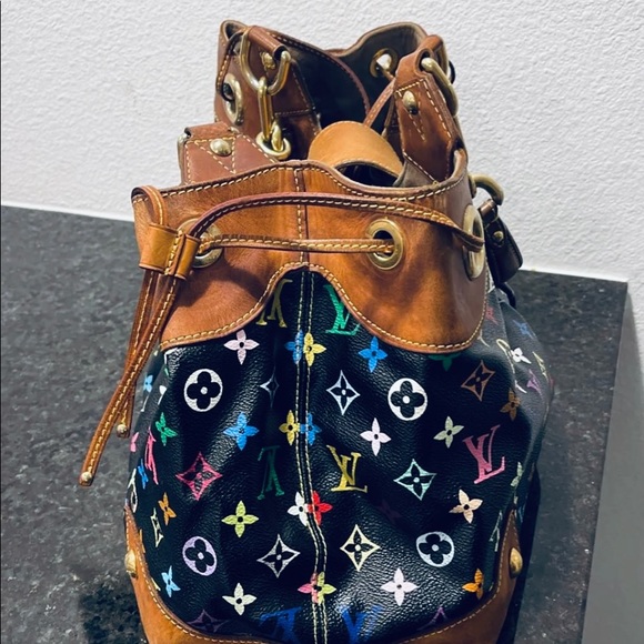 Louis Vuitton Black Multicolor Ursula MM - Picture 10 of 11